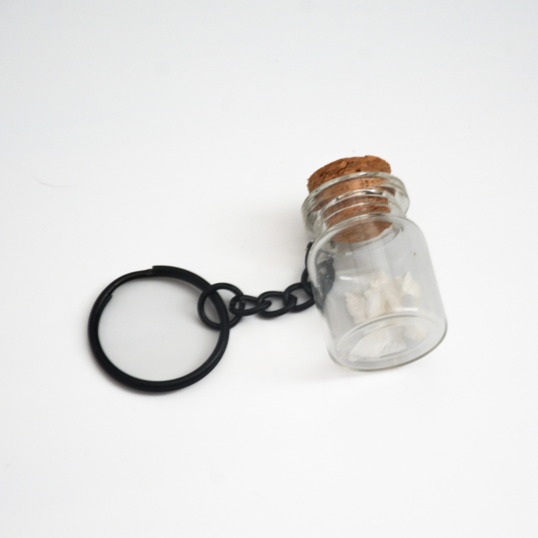 Peace Dove Jar Keychains