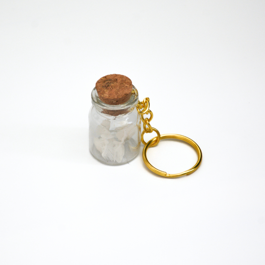 Peace Dove Jar Keychains