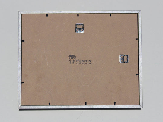 Round & Arrowhead Shadow Box with Brown Matting (11" x 14")
