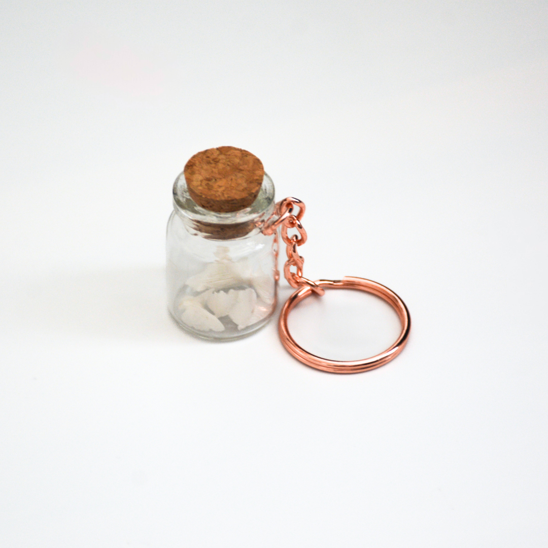Peace Dove Jar Keychains